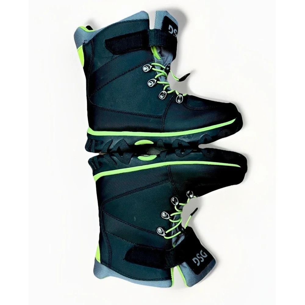 DSG Menace Volt Boots Style Quick Lace QCWBB18-VLT S 5 Black/Green 3M Thinsulate